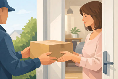 Pflegebox mit Handcreme und Seife für zu Hause