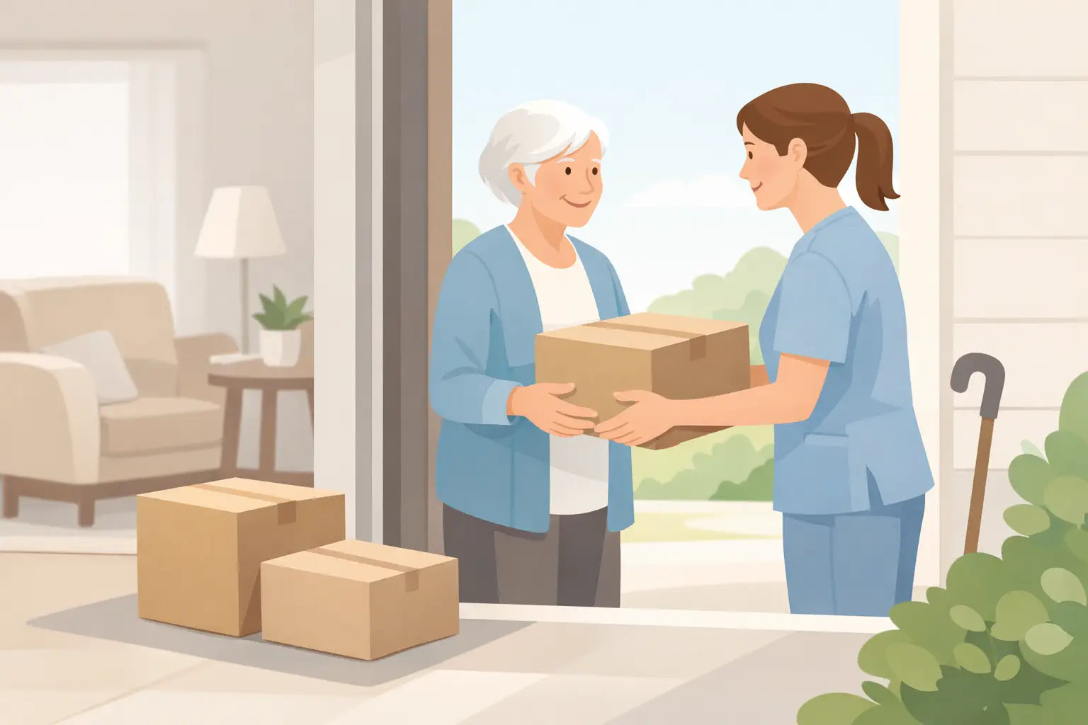 Monatliche Pflegebox ohne Zuzahlung sichern