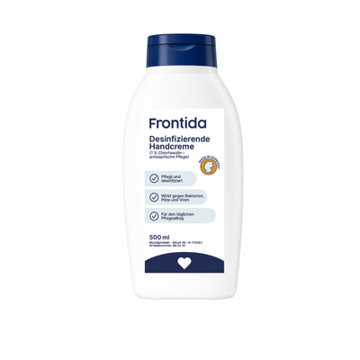 Desinfizierende Handcreme – exklusiv in der Frontida Pflegebox